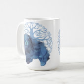 色あせた遺伝子の両側の生命の木を選ぶ コーヒーマグカップ (正面左)