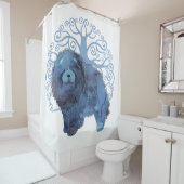 色あせた遺伝子の生の木を選ぶ シャワーカーテン (インサイチュ)