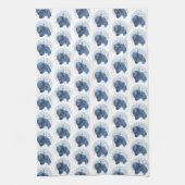 色あせた遺伝子チャウは生命のデザインツリーを繰り返す キッチンタオル (縦)