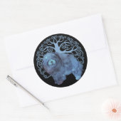 色あせた遺伝子チャウオブライフ ラウンドシール (封筒)