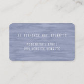 色あせた青の名刺 名刺 (裏面)