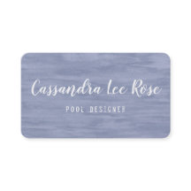 色あせた青の名刺