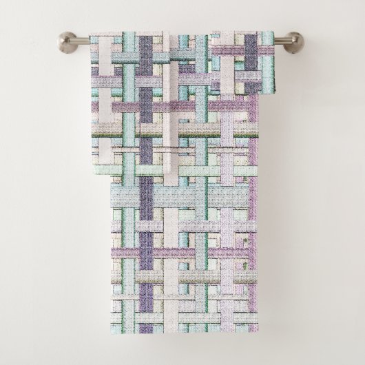 色あせた「チェス」を布またはキャンバスで表示 バスタオルセット (インサイチュ)