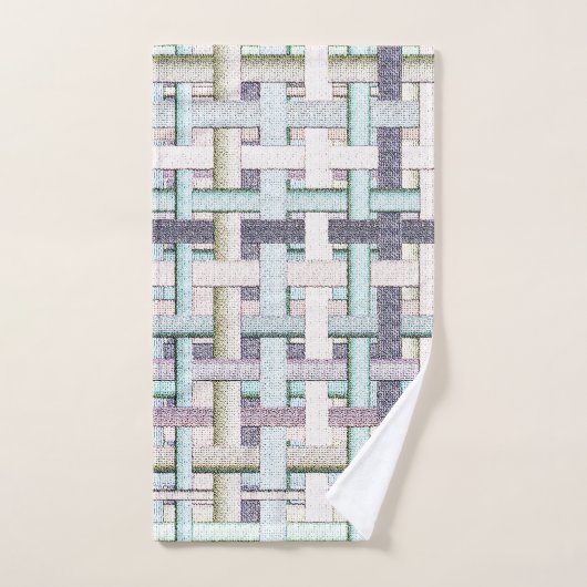 色あせた「チェス」を布またはキャンバスで表示 バスタオルセット (ハンドタオル)