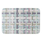 色あせた「チェス」を布またはキャンバスで表示 バスマット (正面)