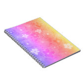 色あせカラフルた花 ノートブック (右側)