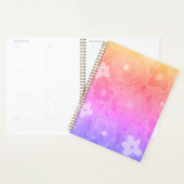 色あせカラフルた花 プランナー手帳 (ディスプレー)