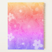 色あせカラフルた花 プランナー手帳 (裏面)