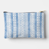 色あせフェアアイルニットウェアウォーターカラーコージーカビンコア アクセサリーポーチ (裏面)