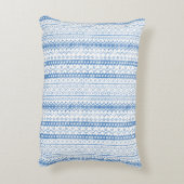 色あせフェアアイルニットウェアウォーターカラーコージーカビンコア アクセントクッション (裏面(縦))