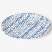 色あせフェアアイルニットウェアウォーターカラーコージーカビンコア ペーパープレート (アングル)