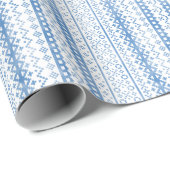 色あせフェアアイルニットウェアウォーターカラーコージーカビンコア ラッピングペーパー (ロールコーナー)