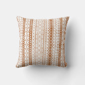 色あせフェアアイルニットウォーターカラーカビコアオレンジ クッション (裏面)