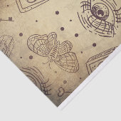 色あせ動揺してたヴィンテージバタフライアイ鍵ハート 薄葉紙 (詳細)