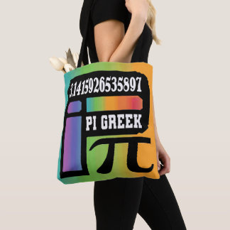 色おもしろい付きチャクラ数学PIギリシャ文字シンボル トートバッグ