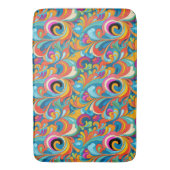 色おもしろい愛好家のパターン バスマット (正面縦)