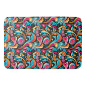 色おもしろい愛好家のパターン バスマット (正面)