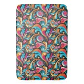 色おもしろい愛好家のパターン バスマット (正面縦)