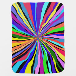 色おもしろい ベビー ブランケット