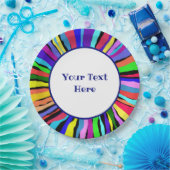 色おもしろい ペーパープレート (パーティー)