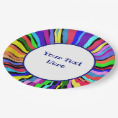 色おもしろい ペーパープレート (アングル)