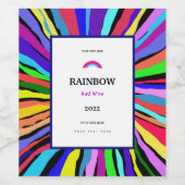 色おもしろい ワインラベル (シングルラベル)