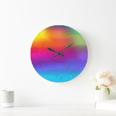 色および星 ラージ壁時計 (ホーム)