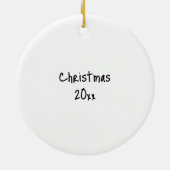 色お洒落の翼を持つ数々のクリスマス天使 セラミックオーナメント (裏面)