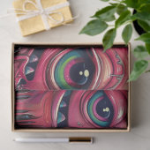 色お洒落付き鮮やかモンスターのデコページ 薄葉紙 (ギフト)