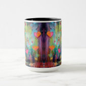 色お洒落分解 マグカップ (中央)