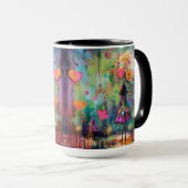 色お洒落分解 マグカップ (正面右)