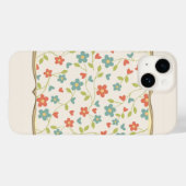 色かわいらしのデイジー数々の Case-Mate iPhoneケース (裏面 (横))