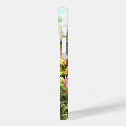 色かわいらし付き水彩フローラ Case-Mate iPhoneケース (裏面 / 左)