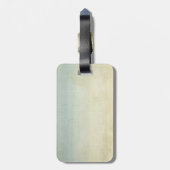 色がついている米国の航空便のガチョウタン ラゲッジタグ (裏面縦)