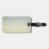 色がついている米国の航空便のガチョウタン ラゲッジタグ (裏面横)