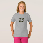 色がん〔占星術の〕十二宮図占星術の標識 Tシャツ (正面フル)