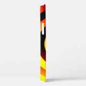 色が付いた円形の背景パターン Case-Mate iPhoneケース (裏面 / 右)