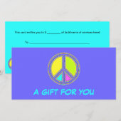 色が塗りつぶされたPEACE記号1 (正面/裏面)