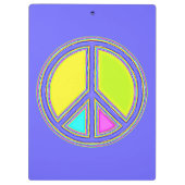 色が塗りつぶされたPEACE記号1 クリップボード (裏面)