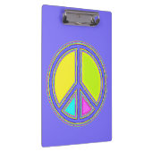 色が塗りつぶされたPEACE記号1 クリップボード (右)