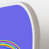 色が塗りつぶされたPEACE記号1 ピックルボールラケット (左詳細)