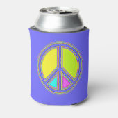 色が塗りつぶされたPEACE記号1 缶クーラー (缶裏面)