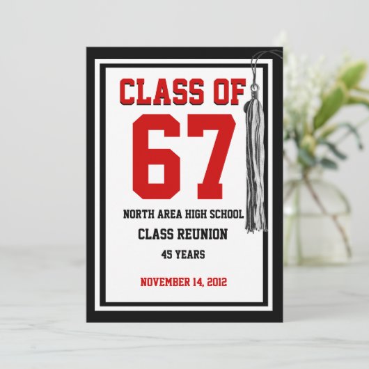 色が変わるクラス会 招待状 (スタンド正面)