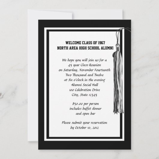 色が変わるクラス会 招待状 (裏面)