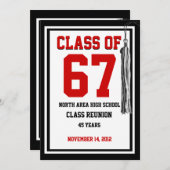 色が変わるクラス会 招待状 (正面/裏面)