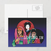 色が好きなティー ポストカード (正面/裏面)