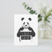 色が必要 ポストカード (スタンド正面)