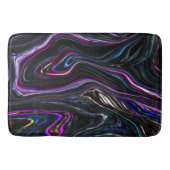 色が濃い不規則なカーブ バスマット (正面)