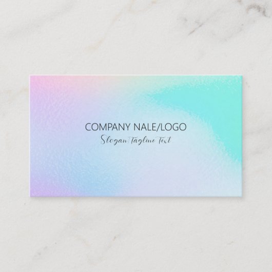 色が背景を混モダン合する 名刺 (正面)
