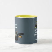 色が見分けにくい猫のマグカップ マグカップ (中央)